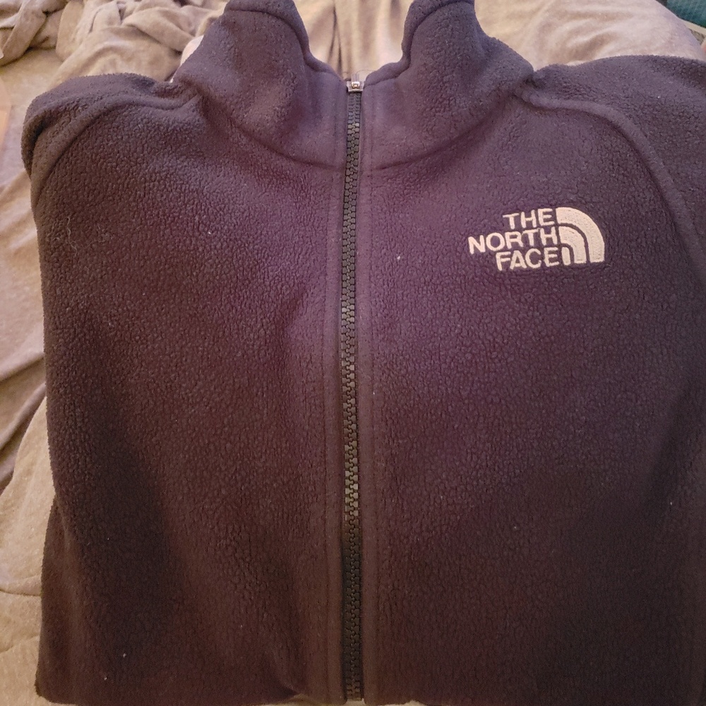 The North Face Black Zip-Up Fleece Jacket